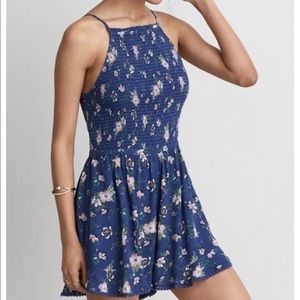 American Eagle Outfitters Other - American Eagle Blue Hawaiian Flower romper American Eagle Outfitters Other - American Eagle Blue Hawaiian Flower romper
